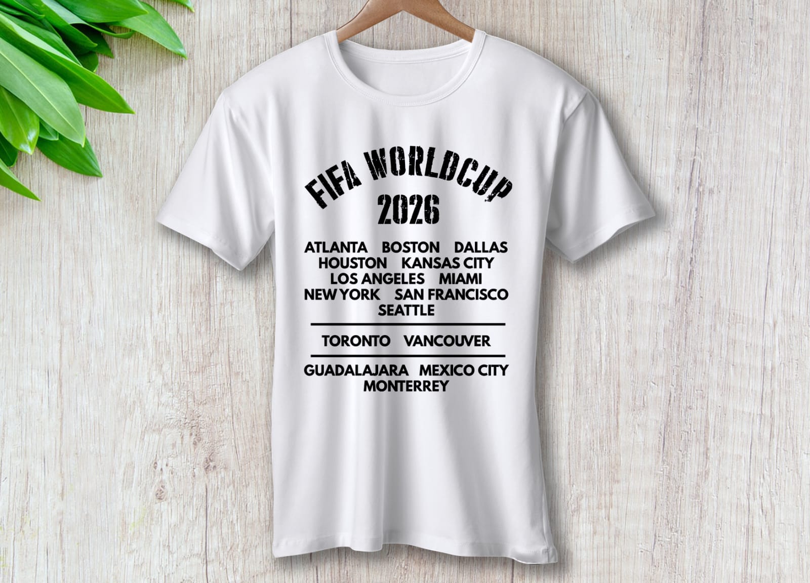FIFA World Cup Host Cities T-shirt